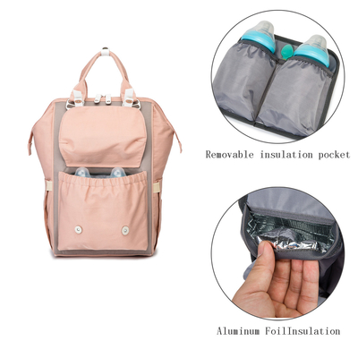 Fashion Mummy Maternity Nappy Bag Diaper Bag Large Capacity Travel Backpack Nursing Bag For Baby Care With Stroller Strap