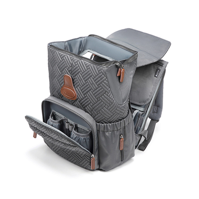 Polyester 600D Multifunctional Diaper Bag Backpack 1.12kg 10*30*13cm